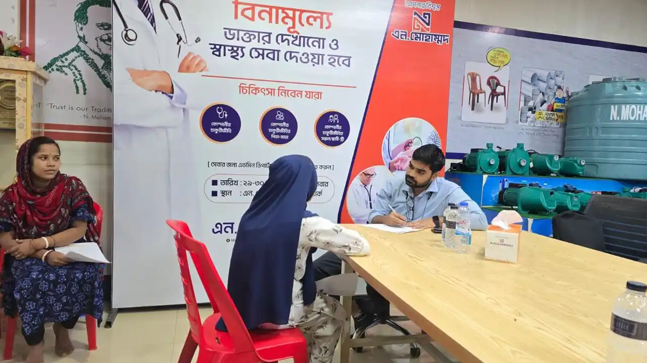 2 day Free Medical Camp at N Mohmmad Factory