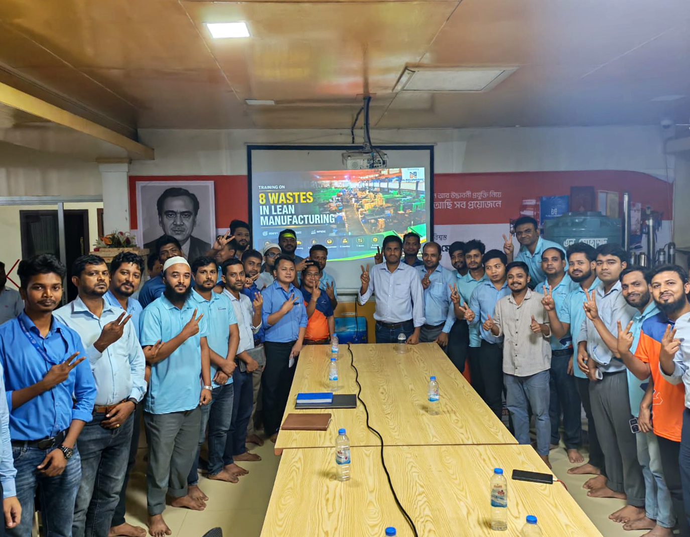 N. Mohammad Plastic Conducts Lean Manufacturing Training on 8 Wastes